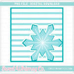 Square Snowflake PNG