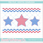 Stars Faux Smock PNG
