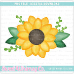 Sunflower Swag PNG