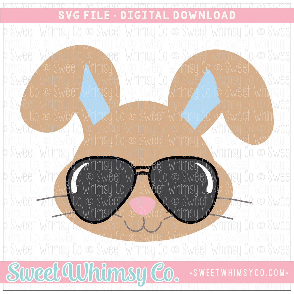Sunglasses Bunny SVG