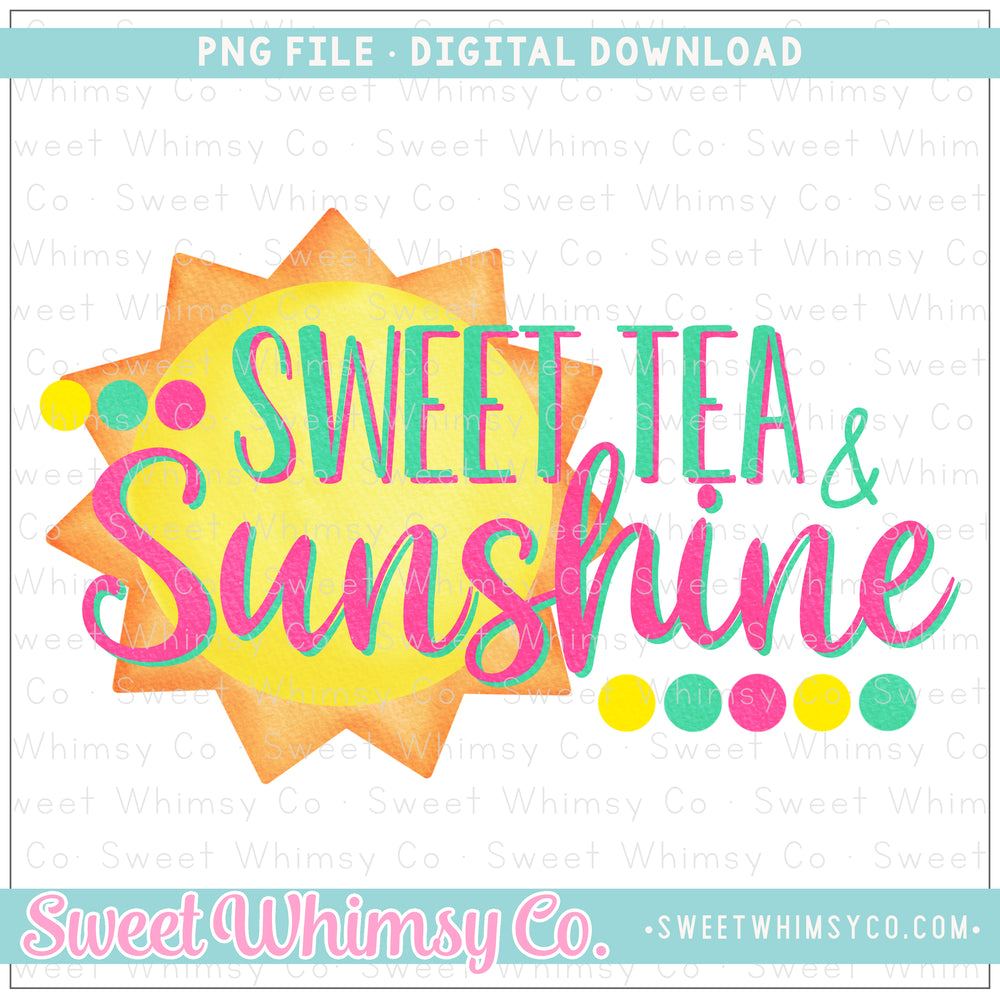 Sweet Tea and Sunshine PNG