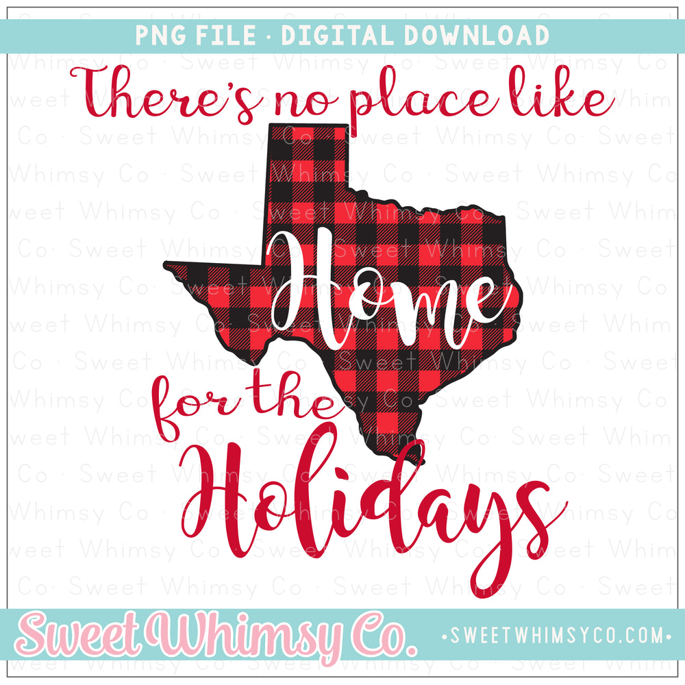 Texas Home for Holidays PNG