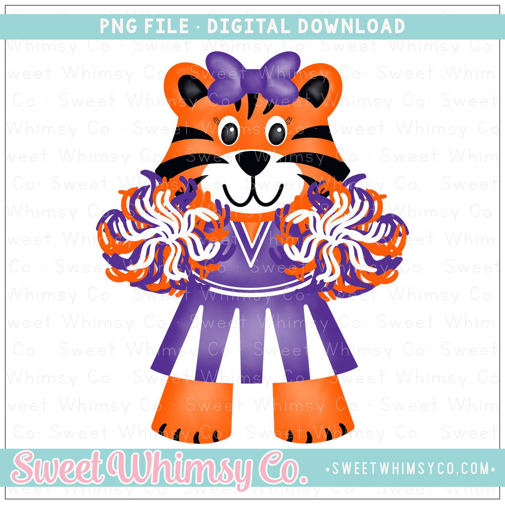 Tiger Cheerleader PNG