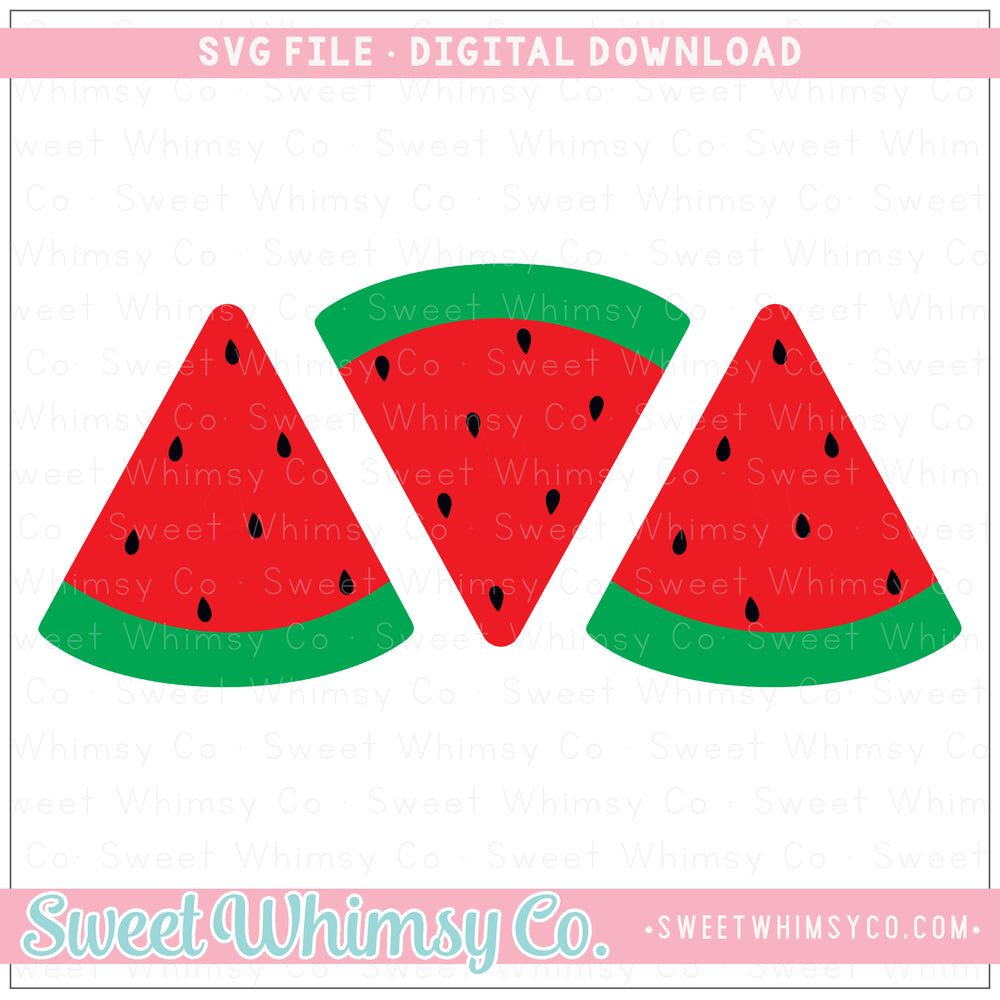 Watermelon Trio SVG