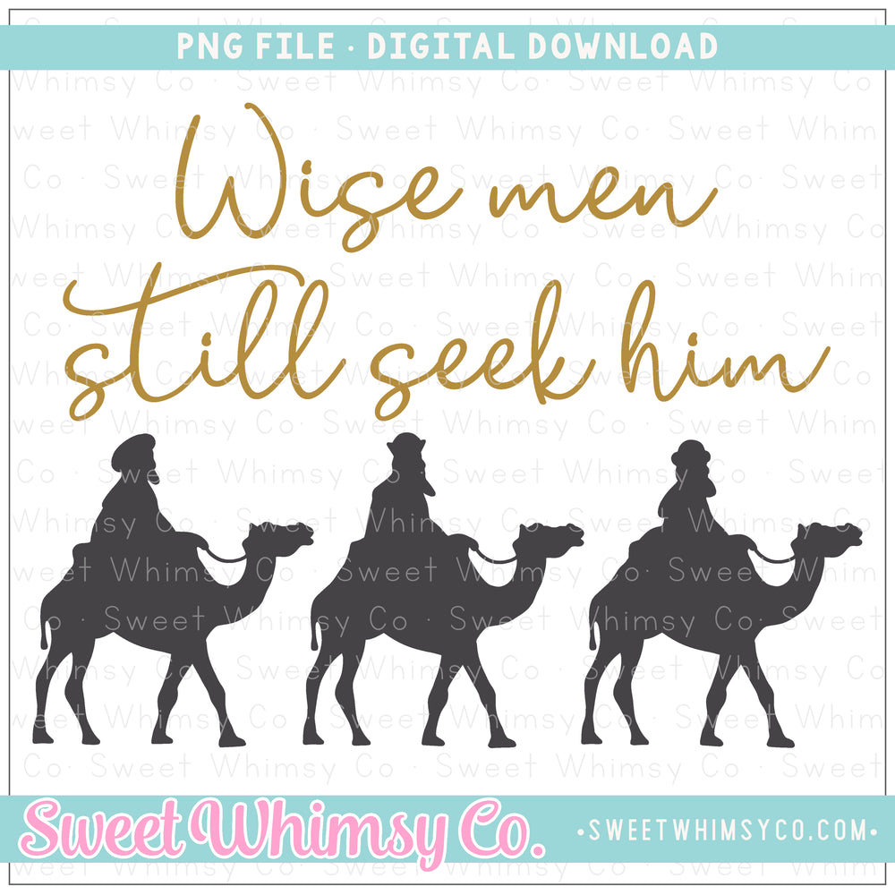 Wise Men Still Seek Him Camel Trio PNG