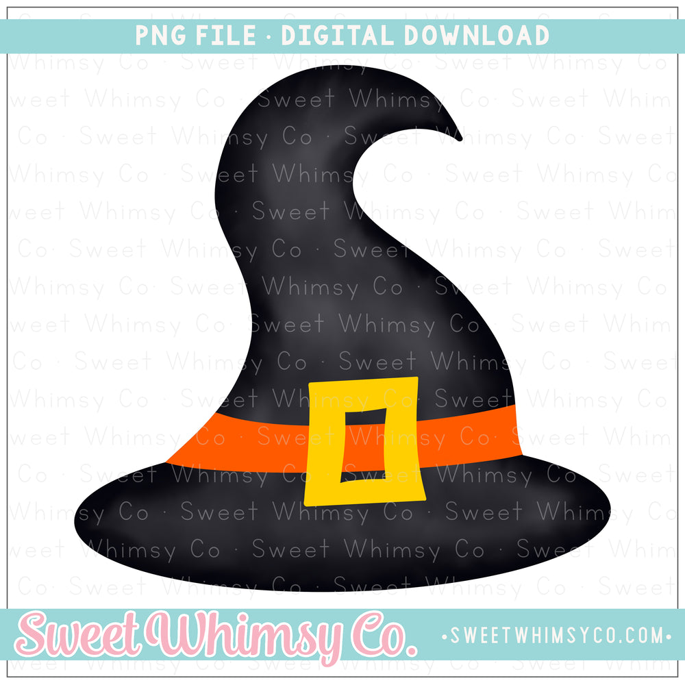 Whimsical Witch Hat PNG